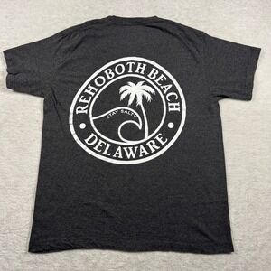 Sunsations Rehoboth Beach Delaware Stay Salty Graphic T-Shirt‎ Mens Medium Grey
